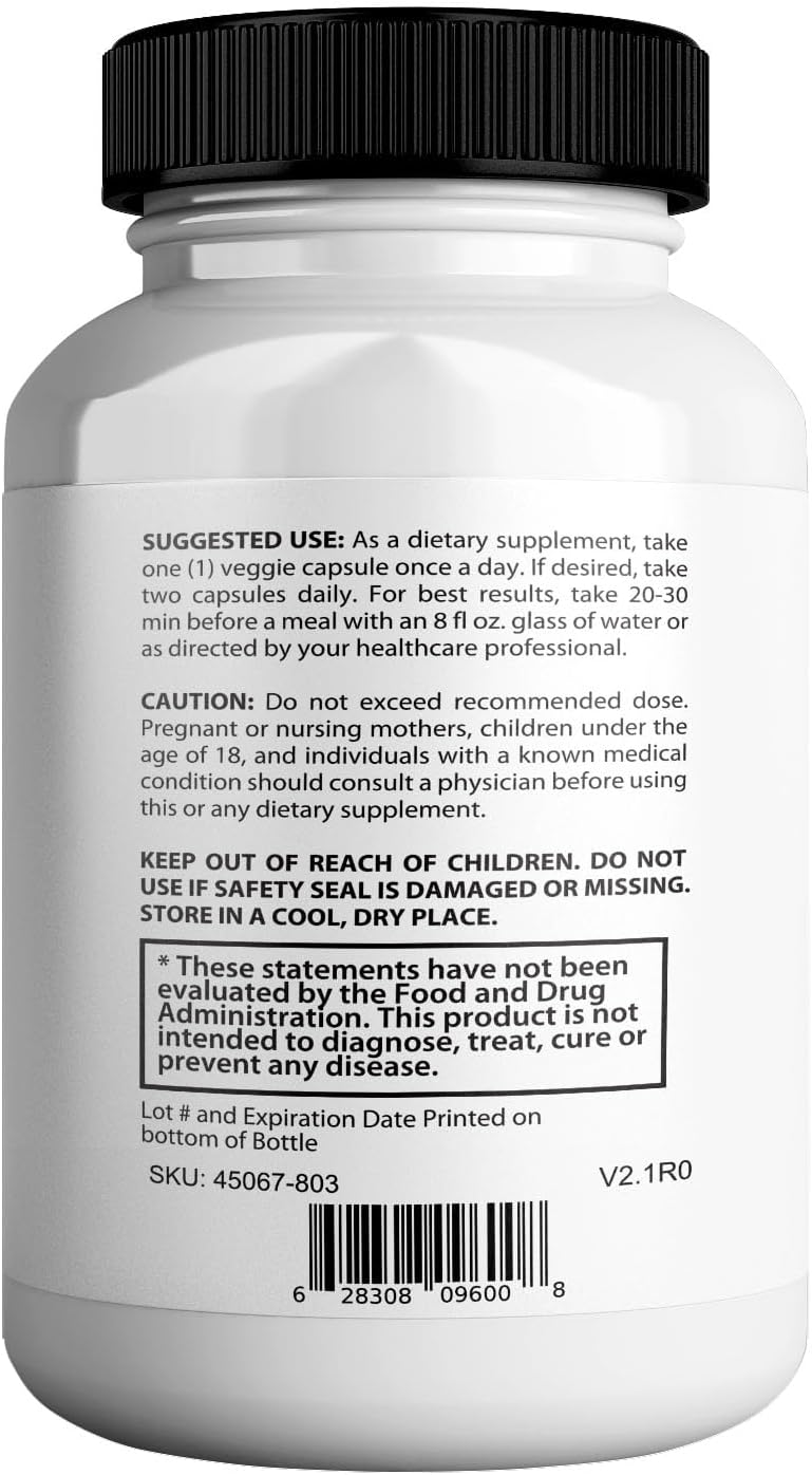 BIOQUIRE Gluco Pure Ultra - Maximum Strength Blood Sugar Support Supplement (60 Capsules) - görsel 4