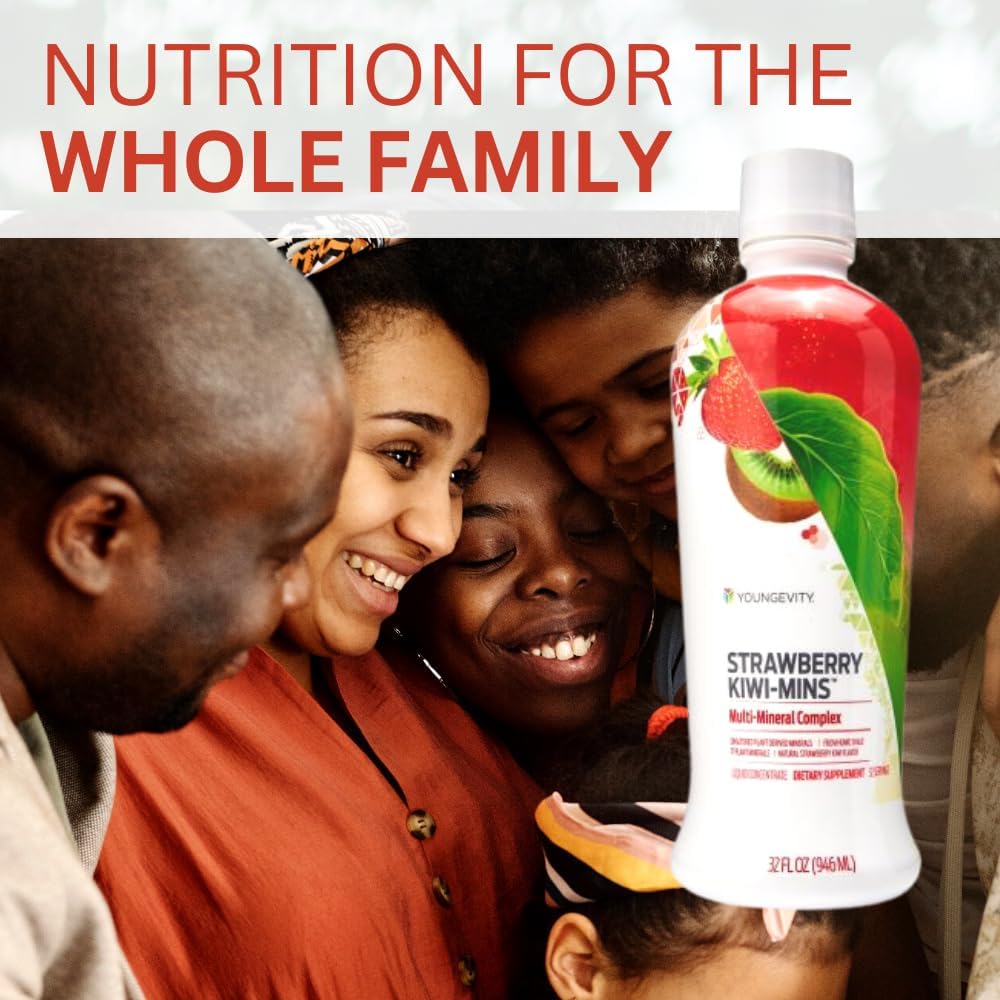 Youngevity Strawberry Kiwi-Mins Plant – Normal bone maintenance – Calcium and other minerals are needed for – Image 3