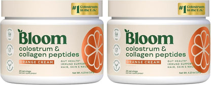 Bloom Nutrition Bovine Colostrum Powder with Vitamin B-12 | Unflavoured, 25 Servings