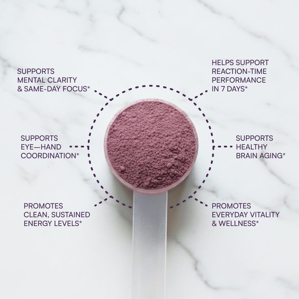 Purity Products Perfect Purples Powder - Phytonutrient Rich Healthy Ageing Supplement with P40p Pomegranate Extract - 30 Day Supply - görsel 3