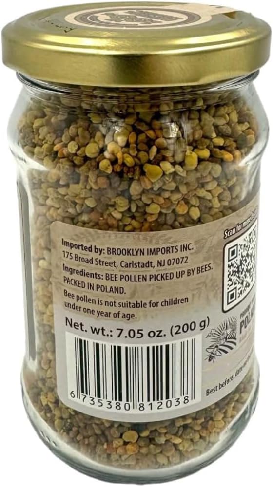 Belveder Bee Pollen, 100% Natural Superfood, 200g Glass Jar - görsel 2