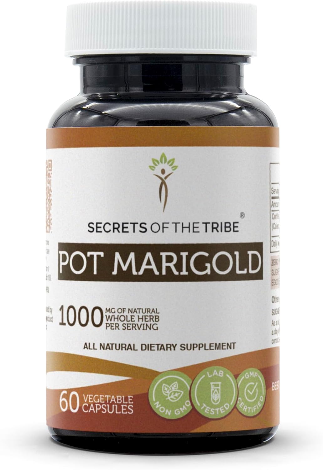 Secrets of the Tribe Pot Marigold – 60 Capsules, 1000 mg - görsel 1