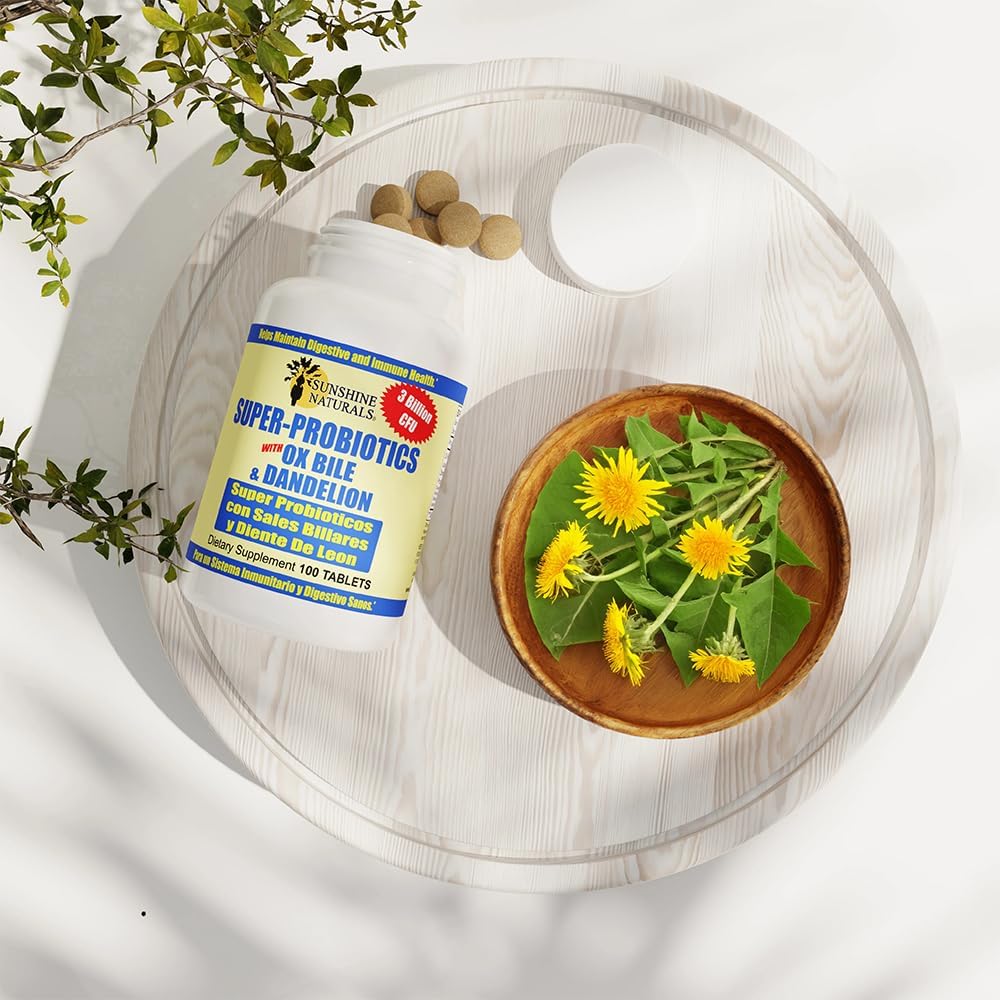 Sunshine Naturals Super Probiotics Supplement - 100 Capsules - görsel 7