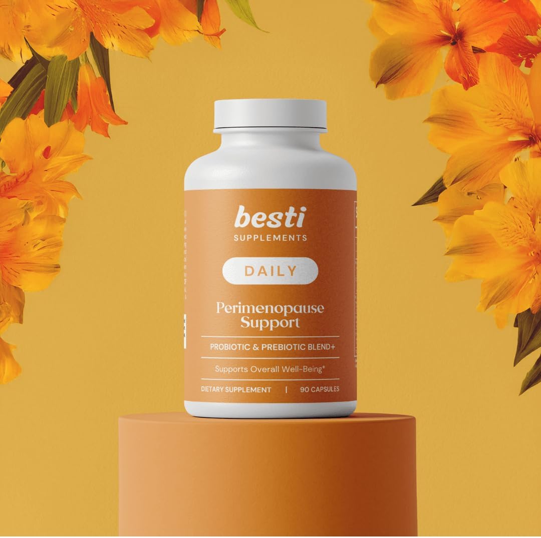 Besti Supplements Daily Perimenopause Support – Probiotic & Prebiotic Blend – Supports Overall Wellbeing – 90 Capsules - görsel 6