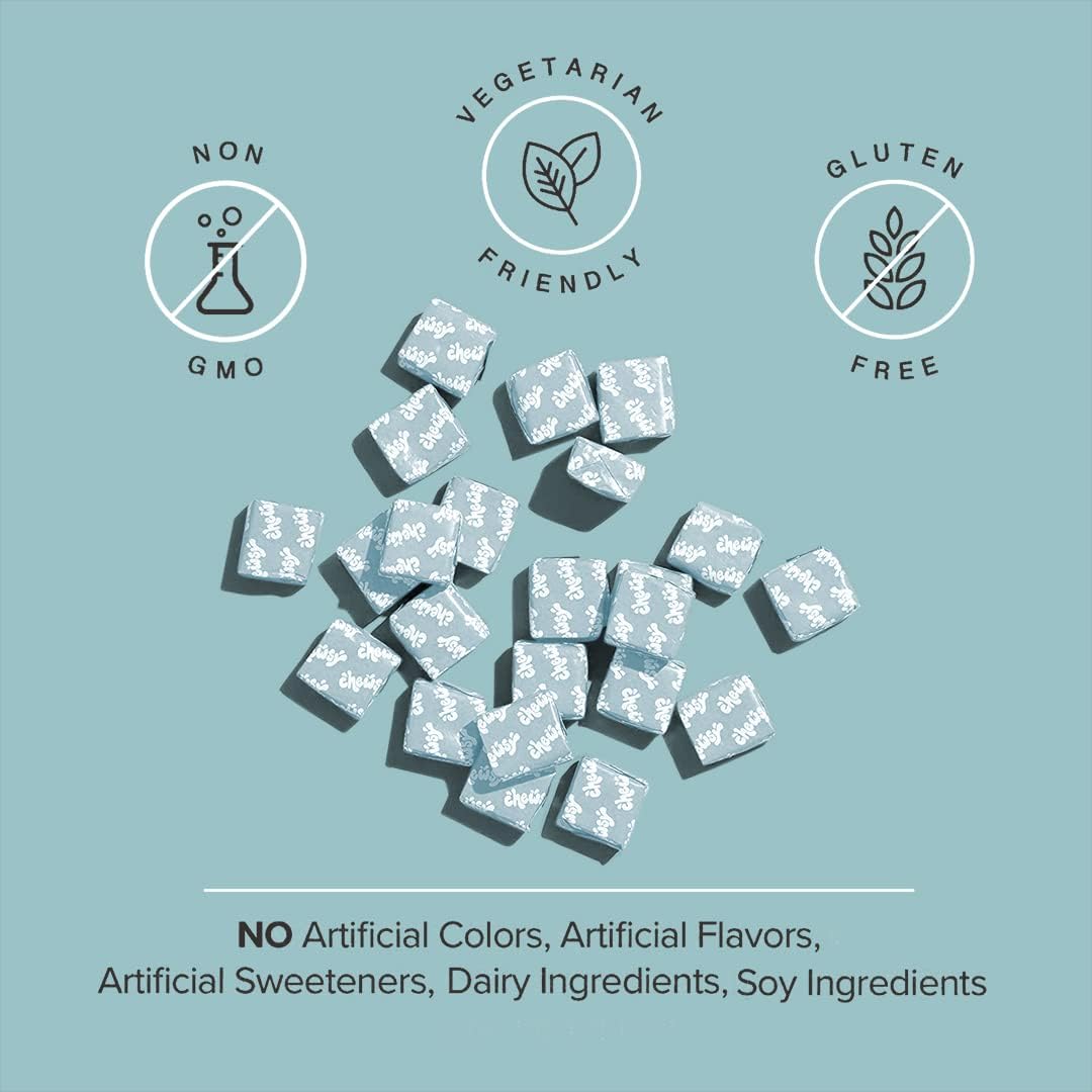 Chewsy So Long Stress - Calm Fruity Chews with L-Theanine, GABA, Glycine, Tyrosine, Taurine & Magnesium - Non-GM and Gluten-Free - Tropical Fruit Chews, 30-Day Supply - görsel 6