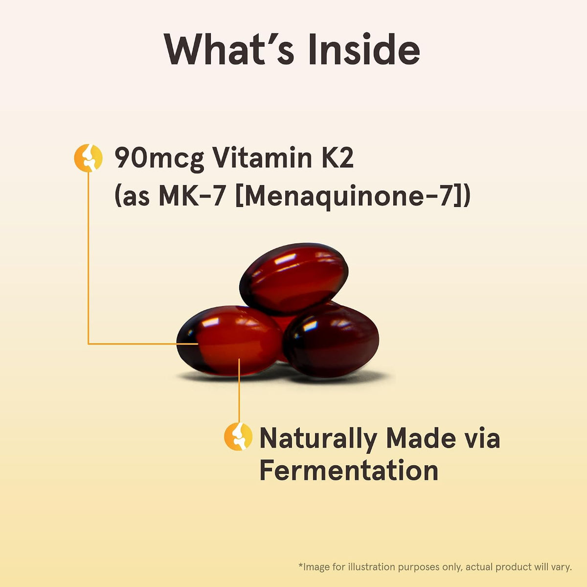Jarrow Formulae MK-7 90 mcg – Vitamin K2 (MK-7) Food Supplement for Bone and Cardiovascular Health – 90 Softgels - görsel 3