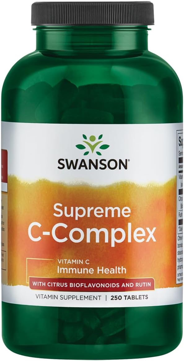 Swanson Supreme Vitamin C Complex 250 Tablets - görsel 1