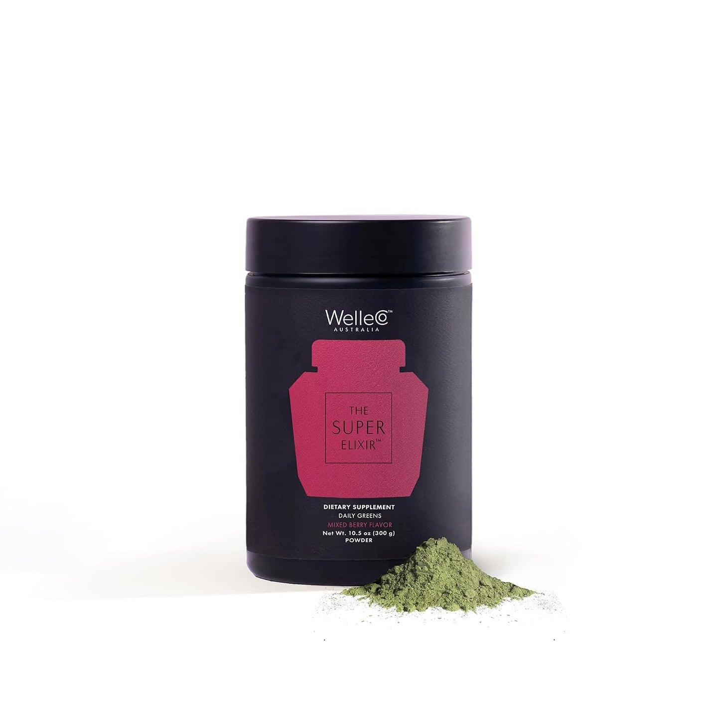 WelleCo The Super Elixir Daily Greens Powder, Mixed Berry (300g) - görsel 2