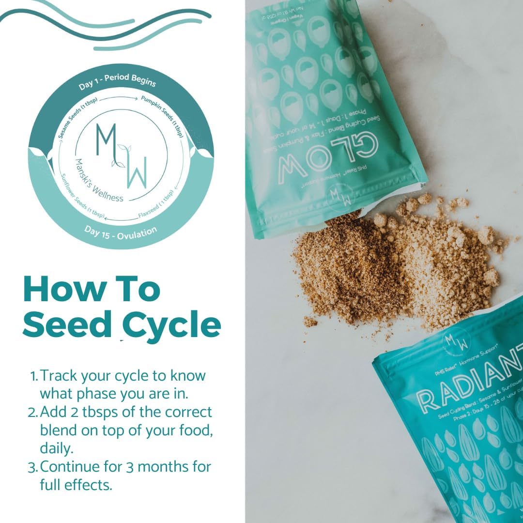 Manski's Wellness Glow & Radiant Seed Cycle Kit - görsel 4