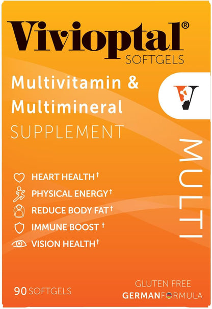 Vivioptal Multi Multivitamin and Multimineral Softgels, 90-Count (One Year Supply)