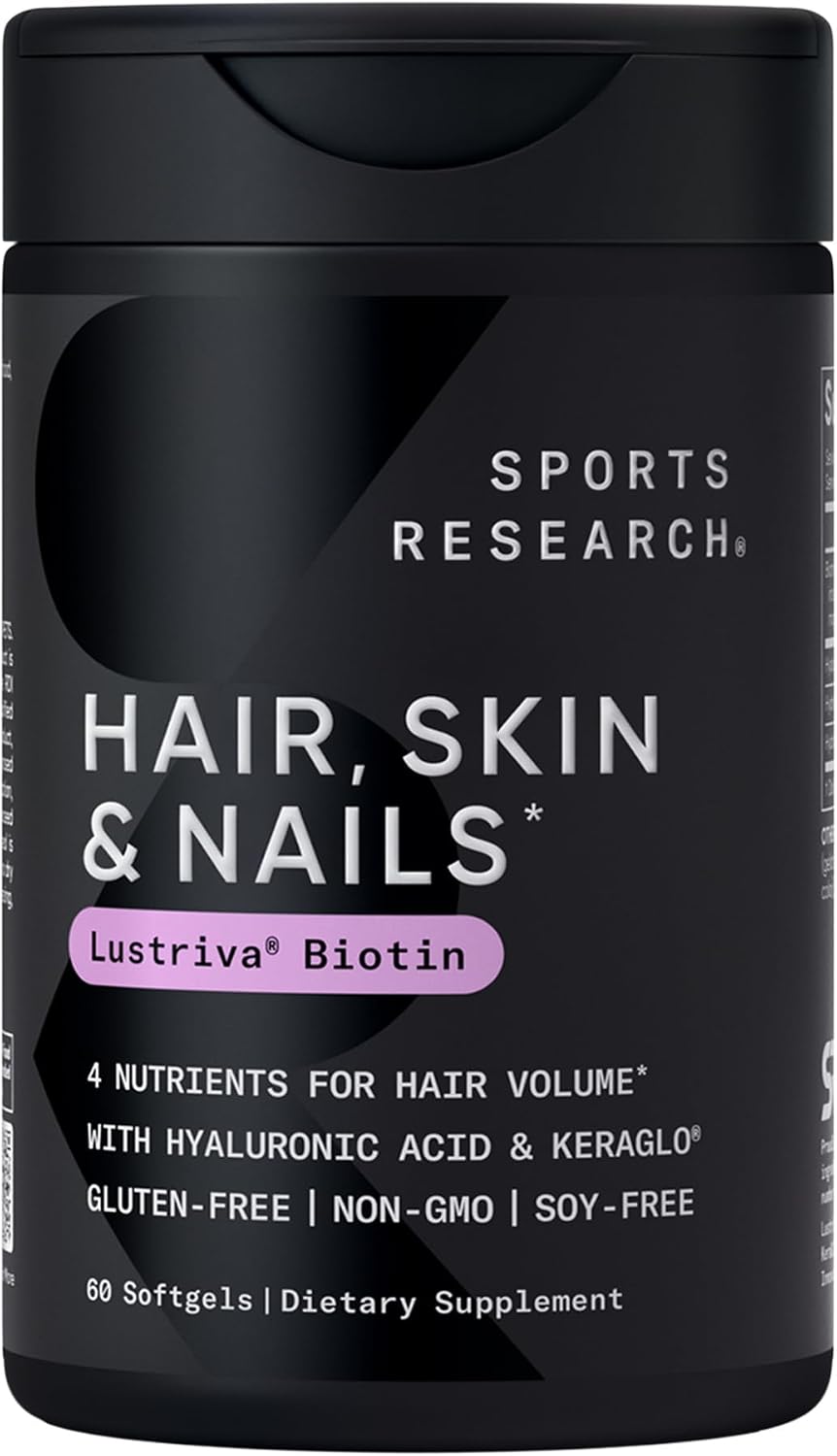 Sports Research® Biotin 5000mcg with Organic Coconut Oil - Vegan, Non-GMO, 120 Softgels - görsel 10
