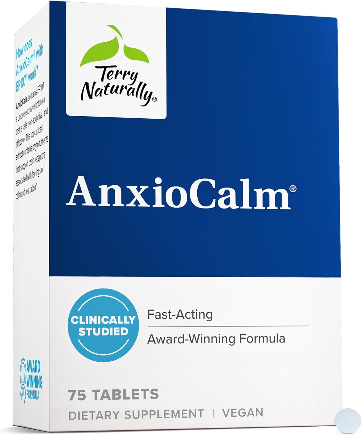 Terry Naturally AnxioCalm – Calming Support Supplement – 75 Tablets - görsel 8