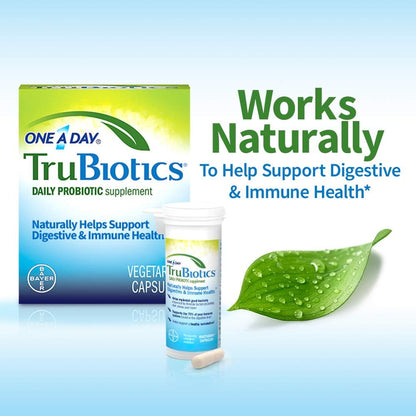 TruBiotics Probiotic Supplement Capsules, 30 Count