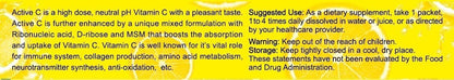 Kangyacare Active C - 40 Sachets - High Strength Vitamin C Powder (7000mg per Sachet)