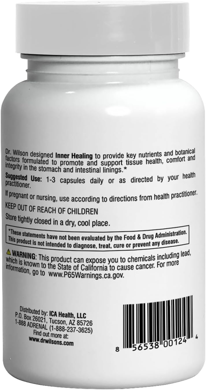 Dr. Wilson's Inner Healing 90 Capsules – Support for Gut Health and Comfort - görsel 2