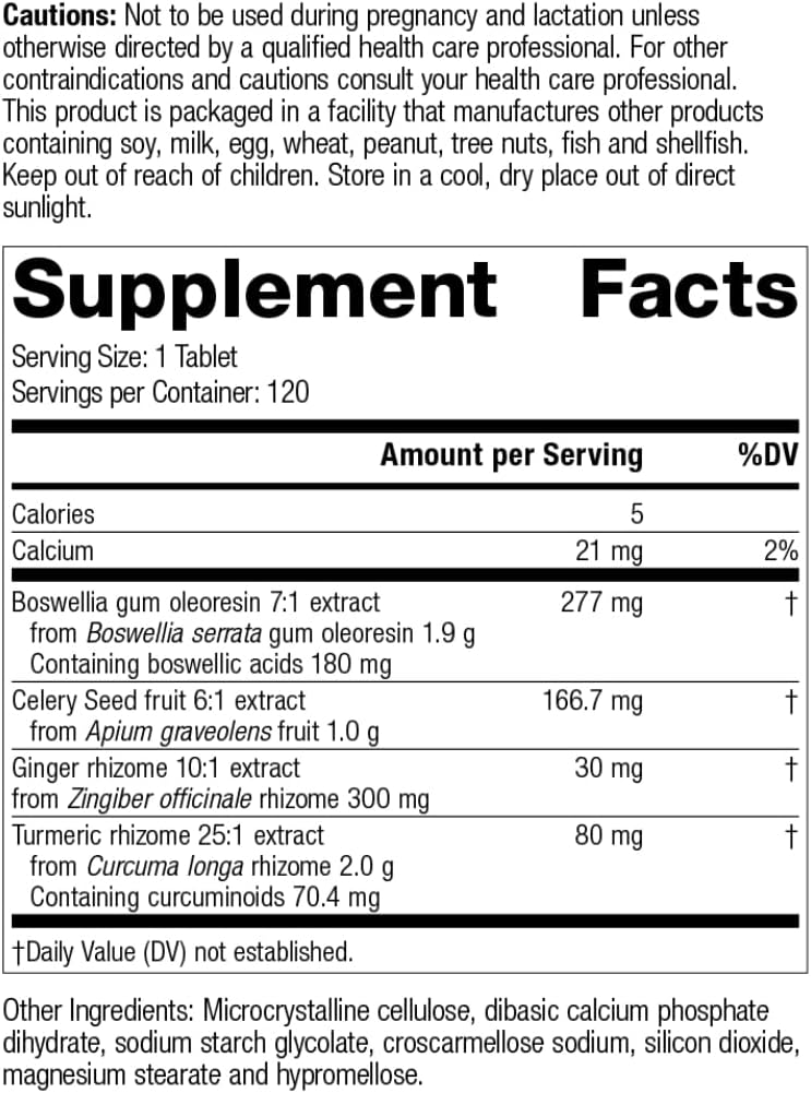 Boswellia Complex 120 Tablets by MediHerb - görsel 2