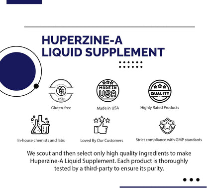 ABCOCID Huperzine-A Liquid Supplement, 360 mcg per Serving, 4 fl oz (240 Servings)