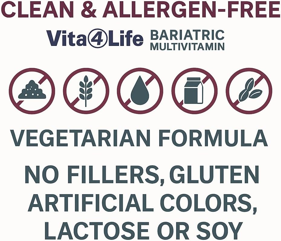 Vita4Life!® Multi-Standard Formula • Complete Vitamin & Mineral Complex • 360 Capsules • Fast-Dissolve Veggie Caps • No Fillers, GMO, Gluten, Dairy • 50+ Nutrients (A-Zinc) - görsel 9
