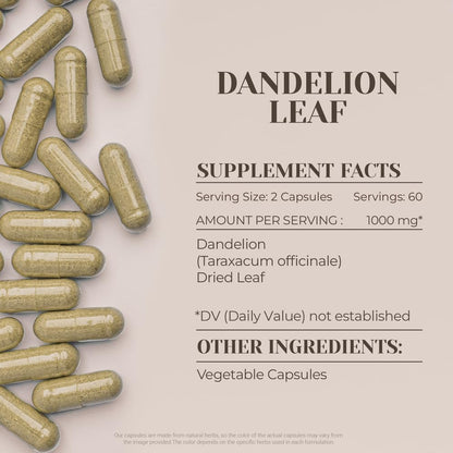 Garden Organics Dandelion Leaf 120 Capsules