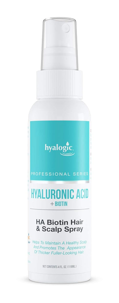 Hyalogic Biotin Hair & Scalp Spray with Hyaluronic Acid, 118 ml