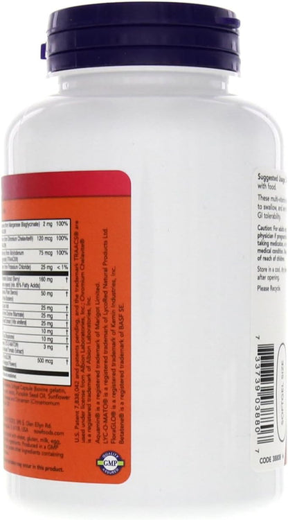 NOW Foods Adam Men's Multivitamin 90 Softgels (Pack of 2)