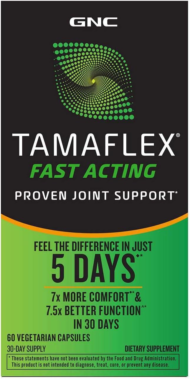 GNC TamaFlex Fast Acting, Joint Support, 60 Vegetarian Capsules - görsel 2