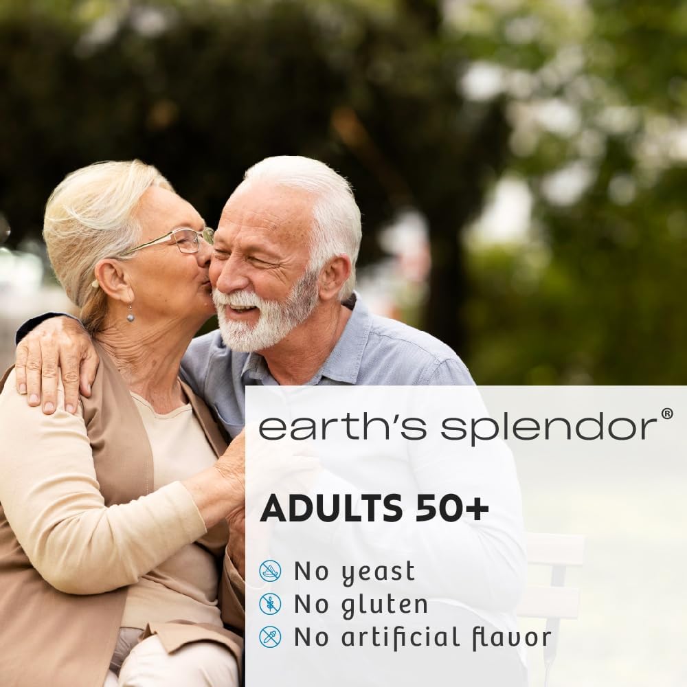 Earth's Splendor Adults 50+ Daily Vitamin - Overall Wellness Support, Daily Nutrients, 120-Day Supply - görsel 4