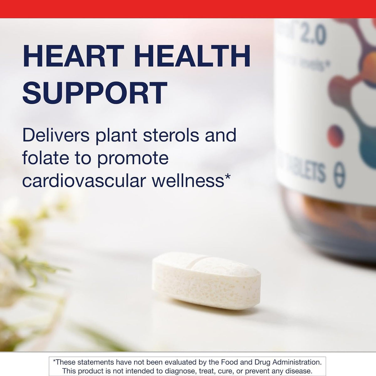 Metagenics Meta-Sitosterol 2.0 - Plant Sterol Complex with Beta-Sitosterol and Folate - 90 Tablets - görsel 3
