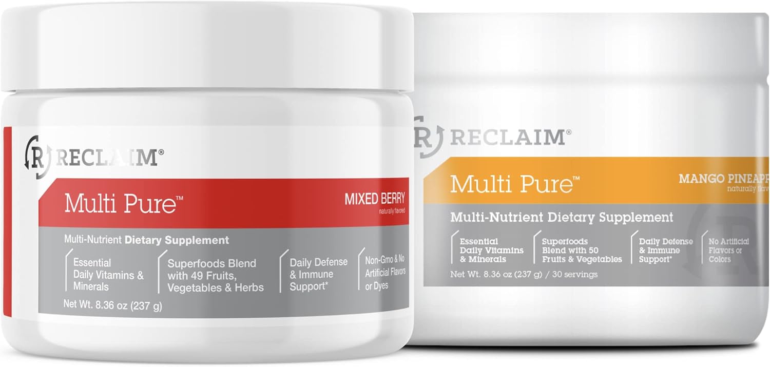 Complete Nutrition Reclaim Multi Pure Variety Pack with Free Shaker - görsel 1