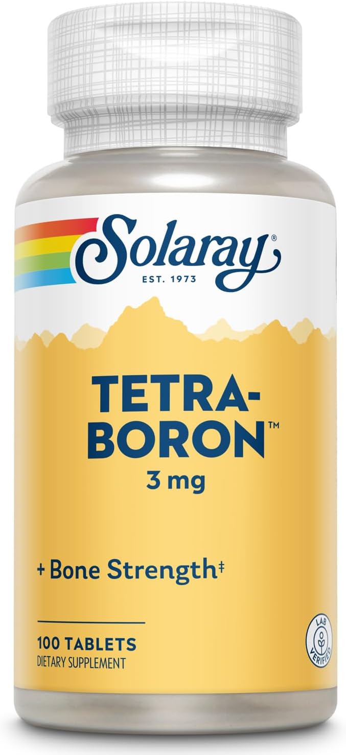 Solaray Tetra Boron 3mg Tablets, 100 Tablets - görsel 1