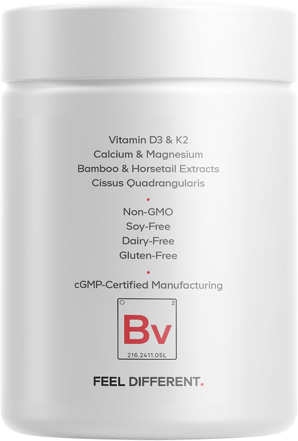 Codeage Bones Vitamins+ - D3, K2, Calcium, Magnesium, Zinc Supplement, 90 Capsules - görsel 9