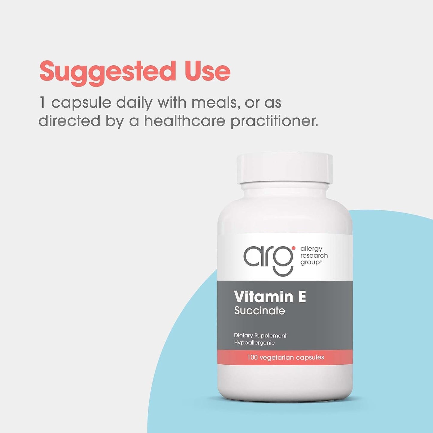ARG Vitamin E Succinate - 400 IU d-Alpha-Tocopheryl Succinate - Antioxidant & Energy Support - görsel 6
