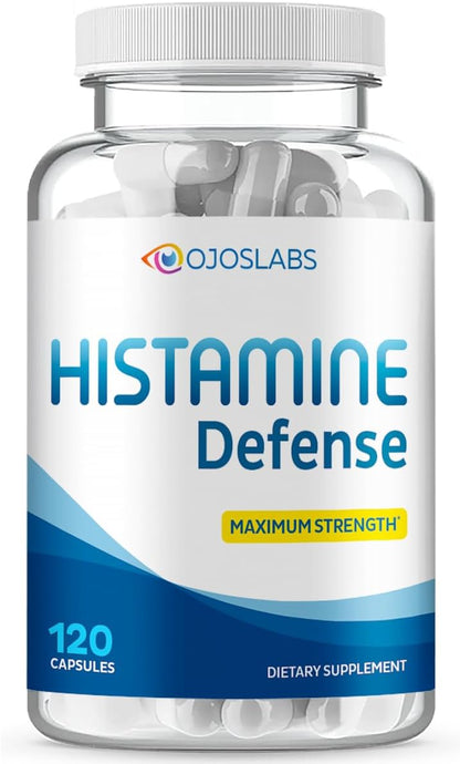 Advanced Histamine Defence - Natural D-Hist Supplement for Histamine Balance - 120 Capsules