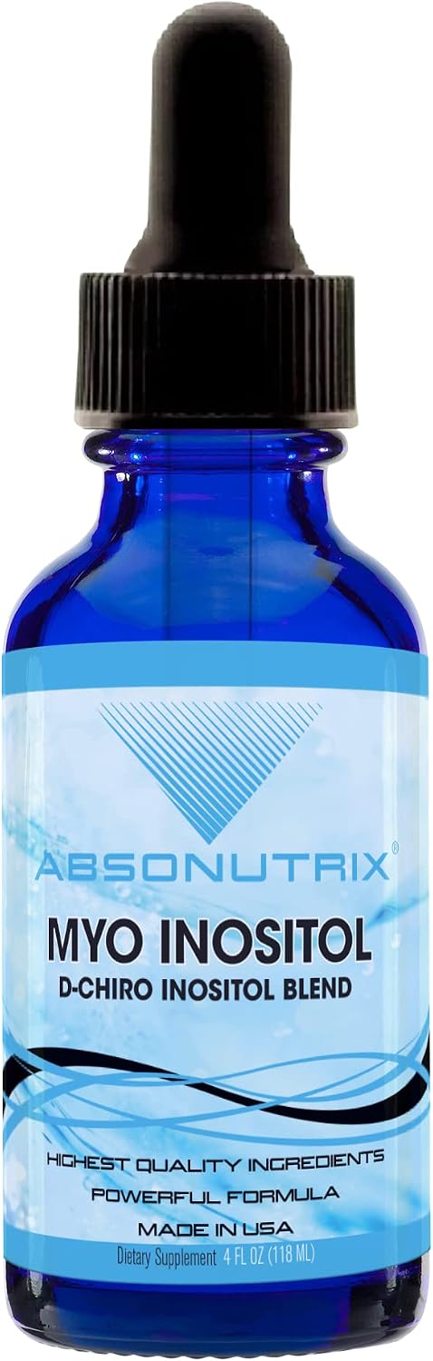 Absonutrix Myo Inositol & D-Chiro Inositol Blend 590 mg Liquid Drops, 118 ml (200 Servings) - görsel 1