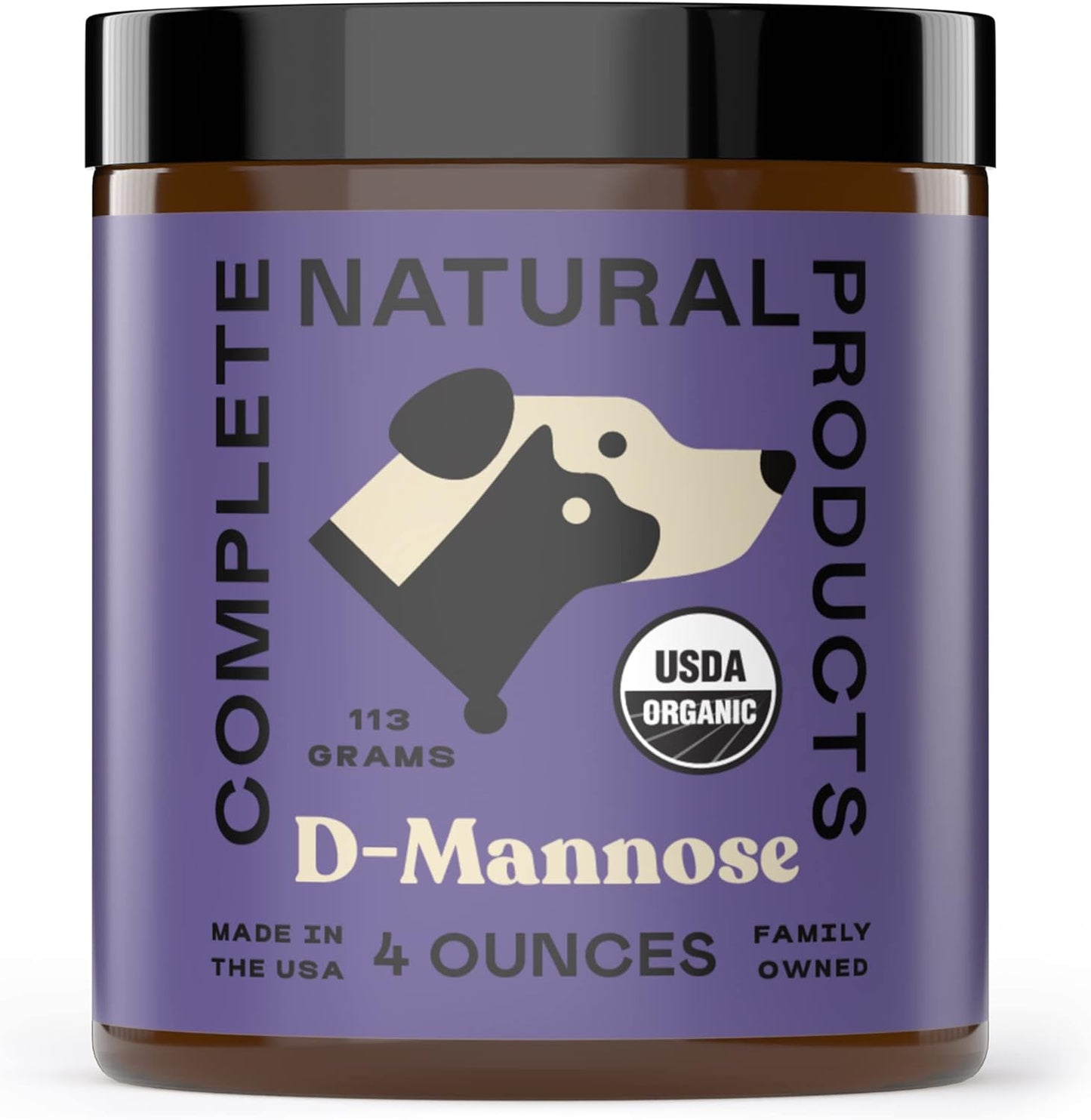 CNP Organic D'Mannose Powder for Pets 4oz - Pure D-Mannose Urinary Support for Dogs and Cats - görsel 1