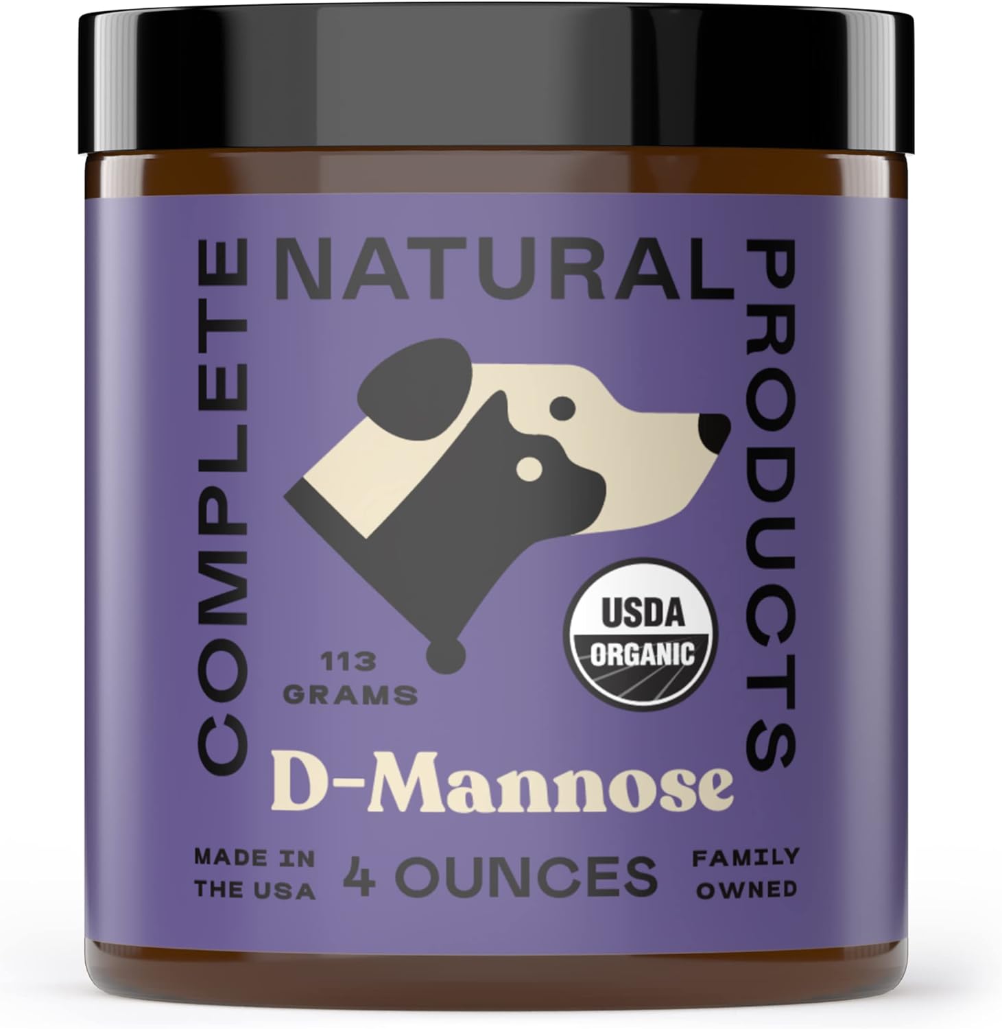 CNP Organic D'Mannose Powder for Pets 4oz - Pure D-Mannose Urinary Support for Dogs and Cats - görsel 1