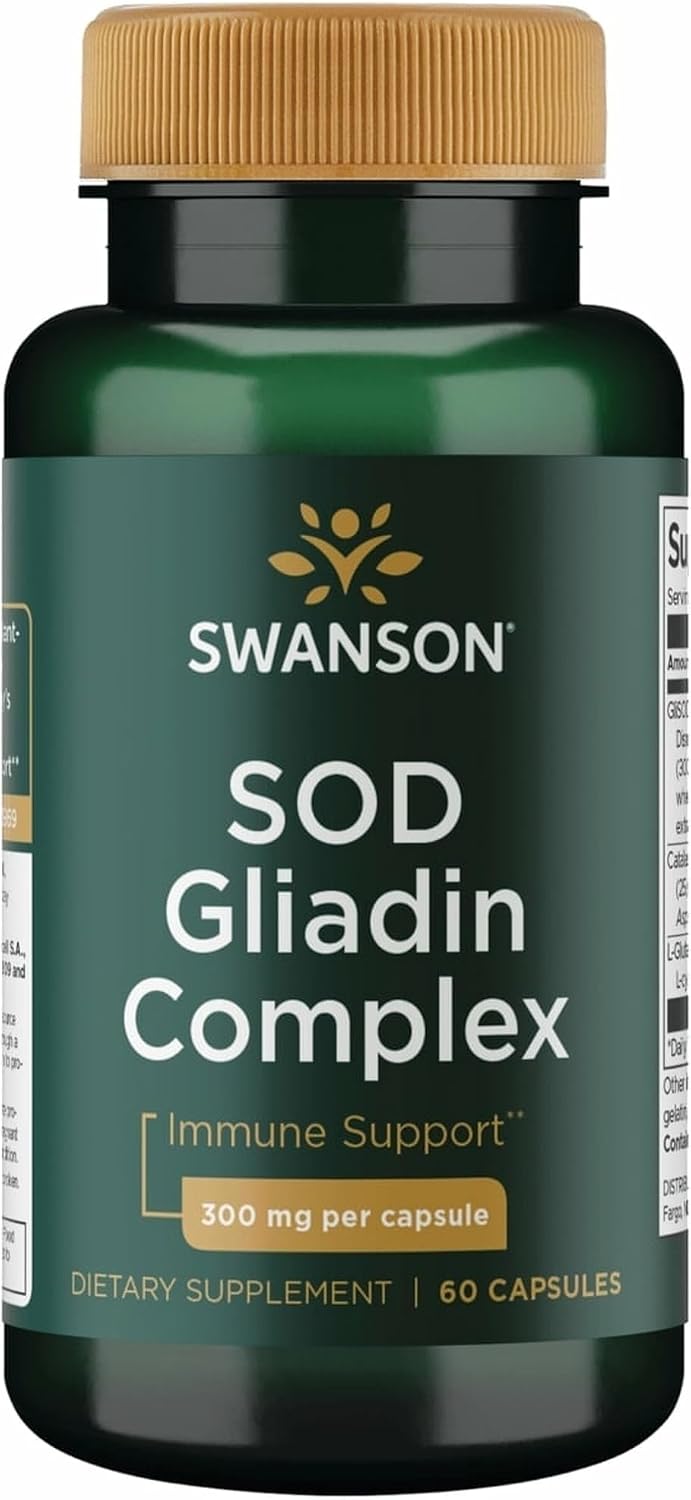 Swanson SOD Gliadin Complex (Glisodin) - 60 Capsules - görsel 1