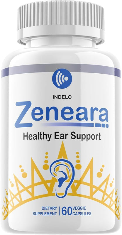 Zeneara Healthy Ear Support Supplement - High Strength Capsules for Hearing Health