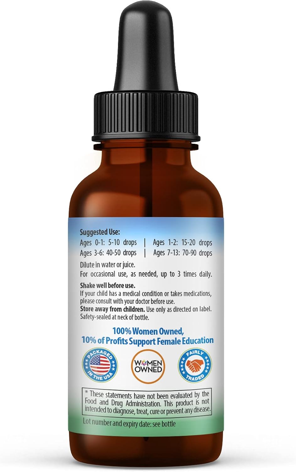 Herbal Goodness Children's Focus Formula Liquid Extract - Ashwagandha & Moringa for Attention and Concentration - 30 ml - görsel 3
