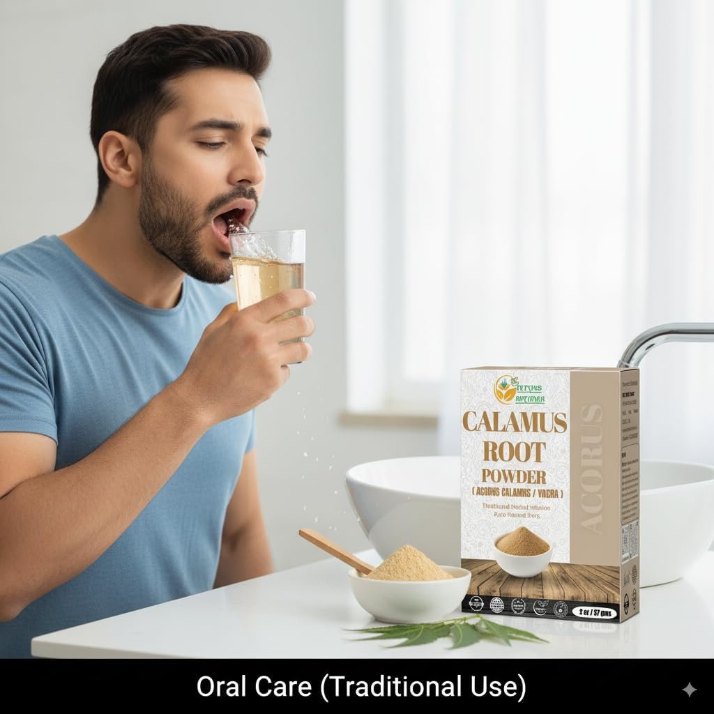 Herbs Botanica Calamus Powder – 100% Pure Acorus Calamus Root Powder (57g) - görsel 8