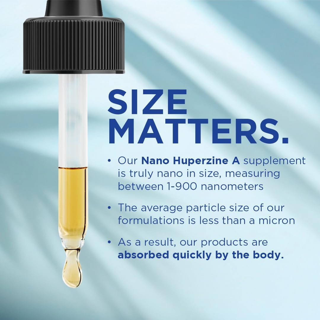 Nano HUPERZINE A – Nanosized Liquid for Rapid Absorption & Mental Clarity - görsel 5