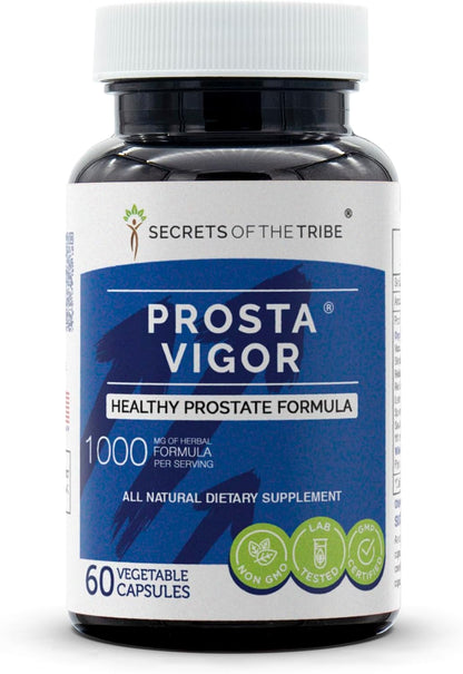Secrets of the Tribe - Prosta Vigour, Prostate Health Support, Herbal Supplement Blend (60 Capsules)
