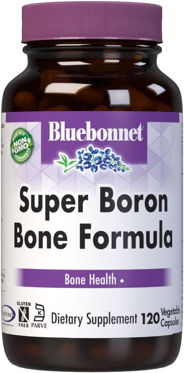 Bluebonnet Super Boron Bone Formula - 120 Vegetarian Capsules - görsel 1
