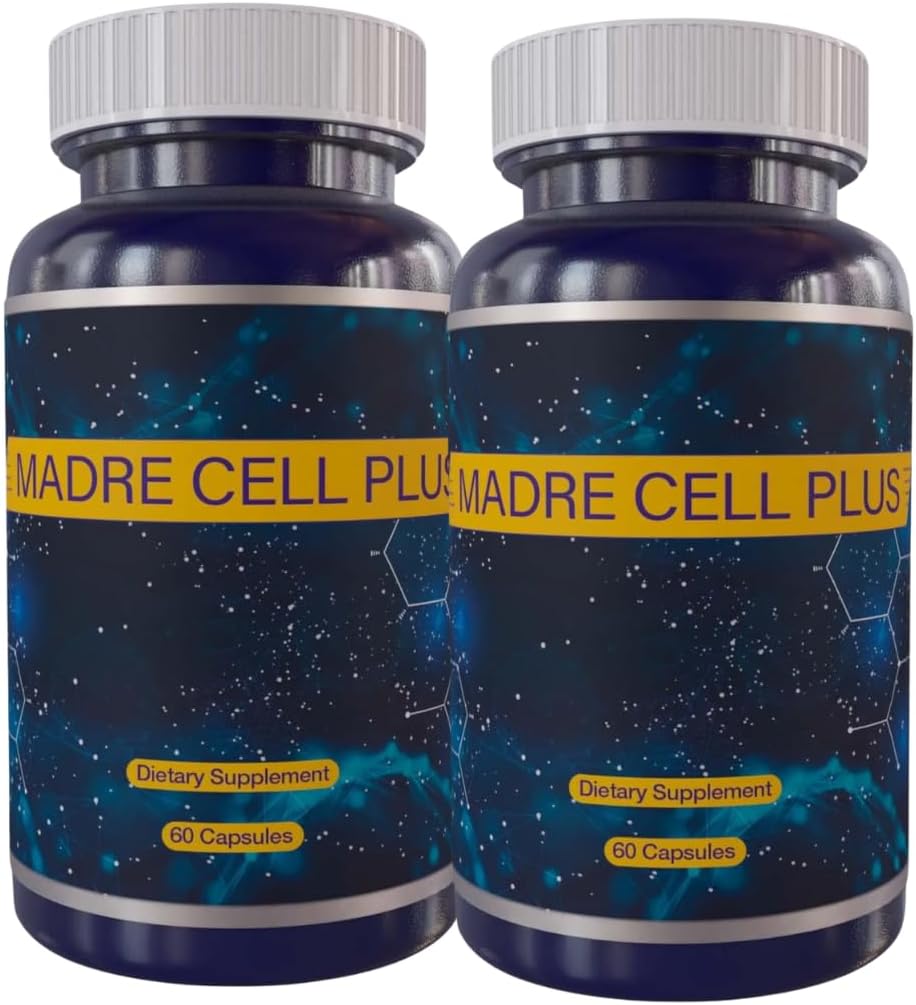 Madre Cell Plus - Stem Cell Support with Purest AFA Blue-Green Algae - 60 Capsules Pack of 2 - görsel 5