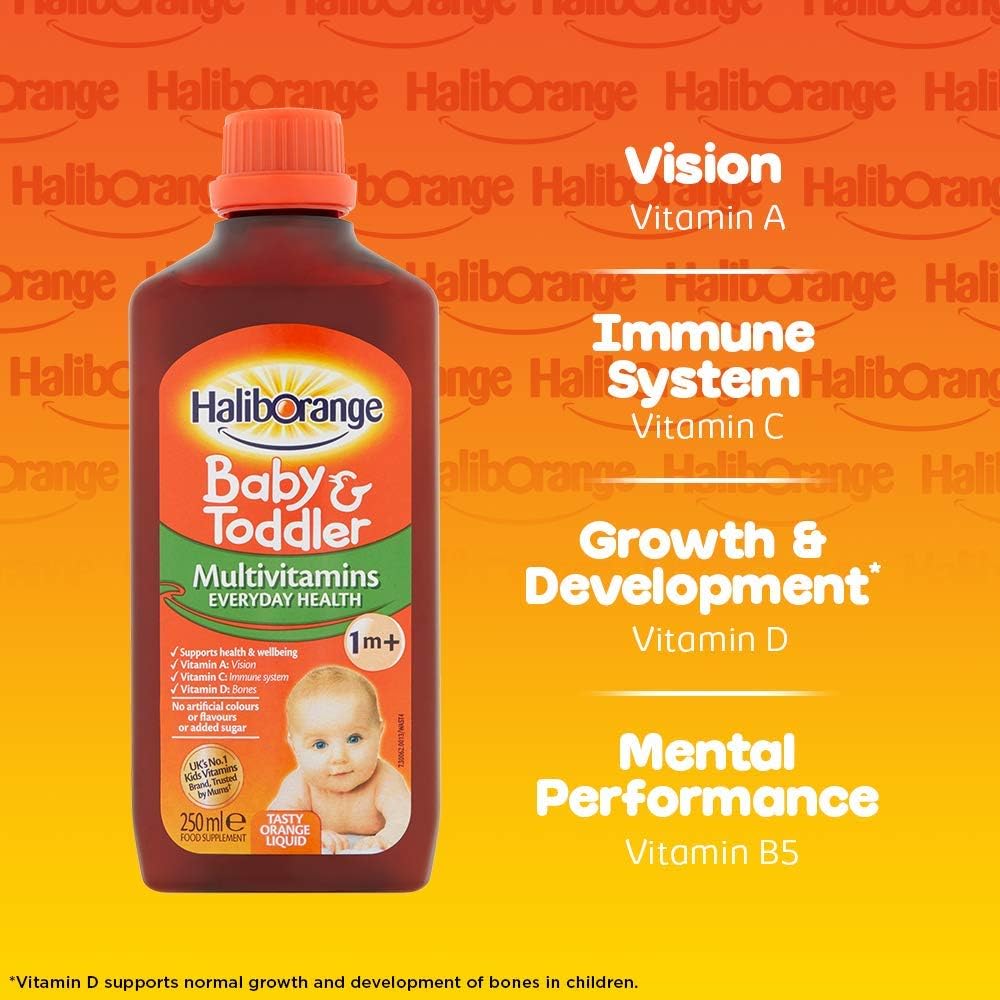 Haliborange All Natural Orange Flavour Multivitamin Liquid - görsel 3