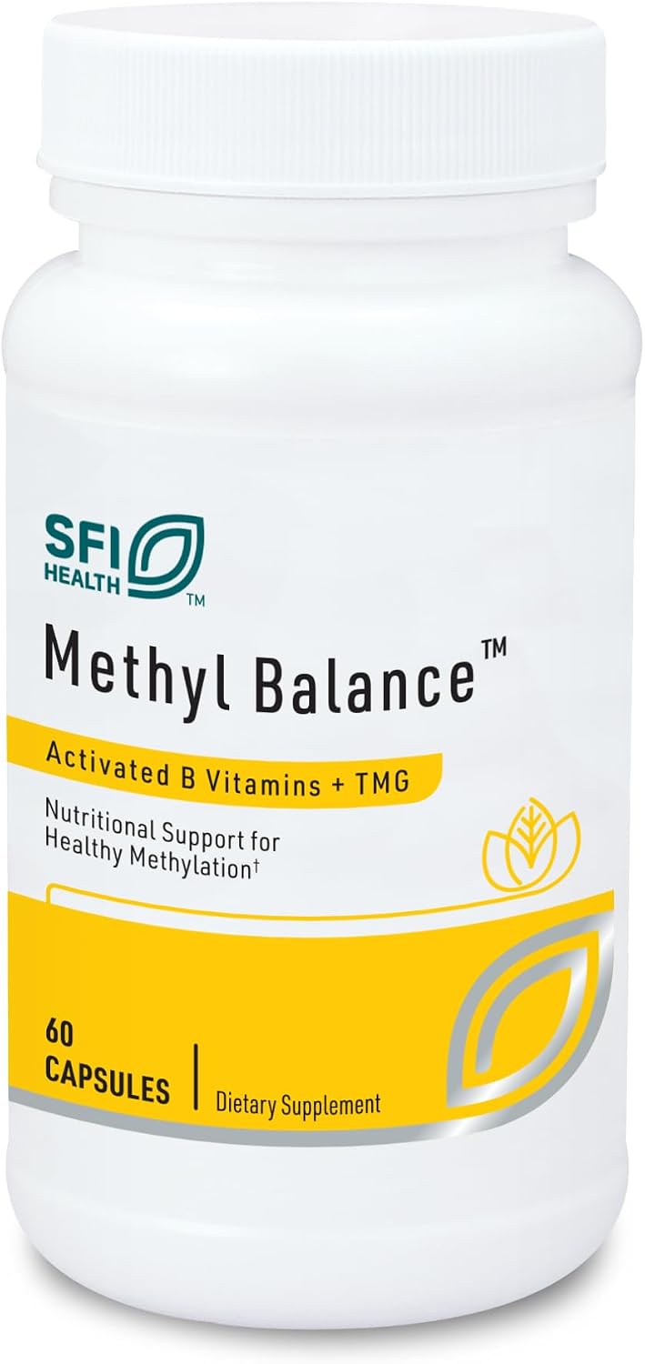 Methyl Balance - Activated B Complex with Betaine TMG | SFI Health - 60 Capsules - görsel 1