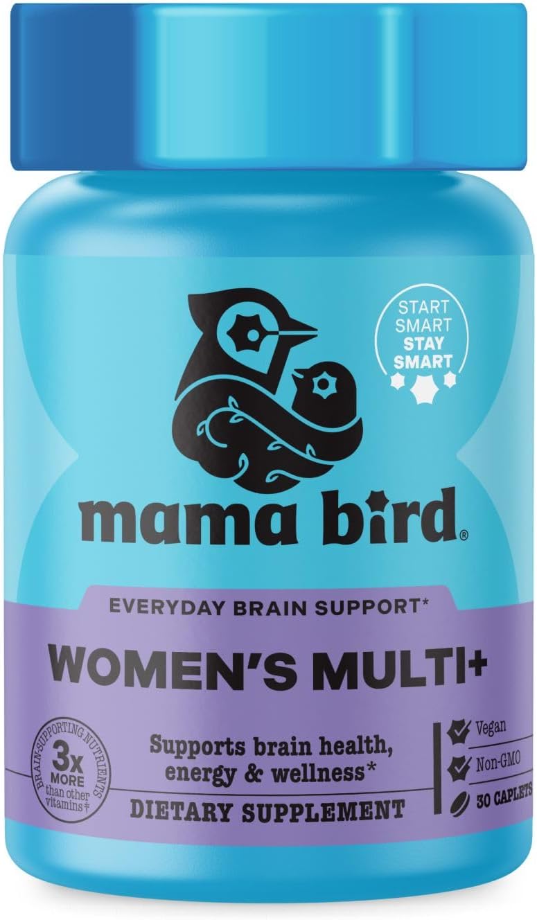 Mama Bird Women's Multi+ (30 Days Supply) - Multivitamin with Methylfolate, B6, B12, and Organic Antioxidants - görsel 1