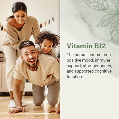 Earth Harmony Naturals Organic Vegan Vitamin B12 Sublingual Liquid Supplement – 2500mcg Methylcobalamin Drops