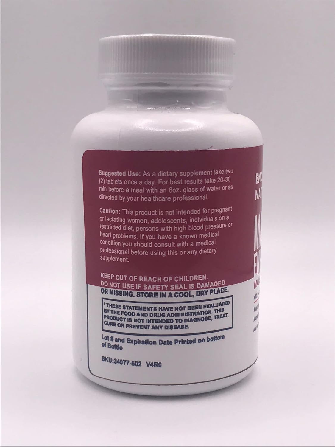 Zonata Endura Naturals Strength Support Male Supplement – 60 Capsules - görsel 4