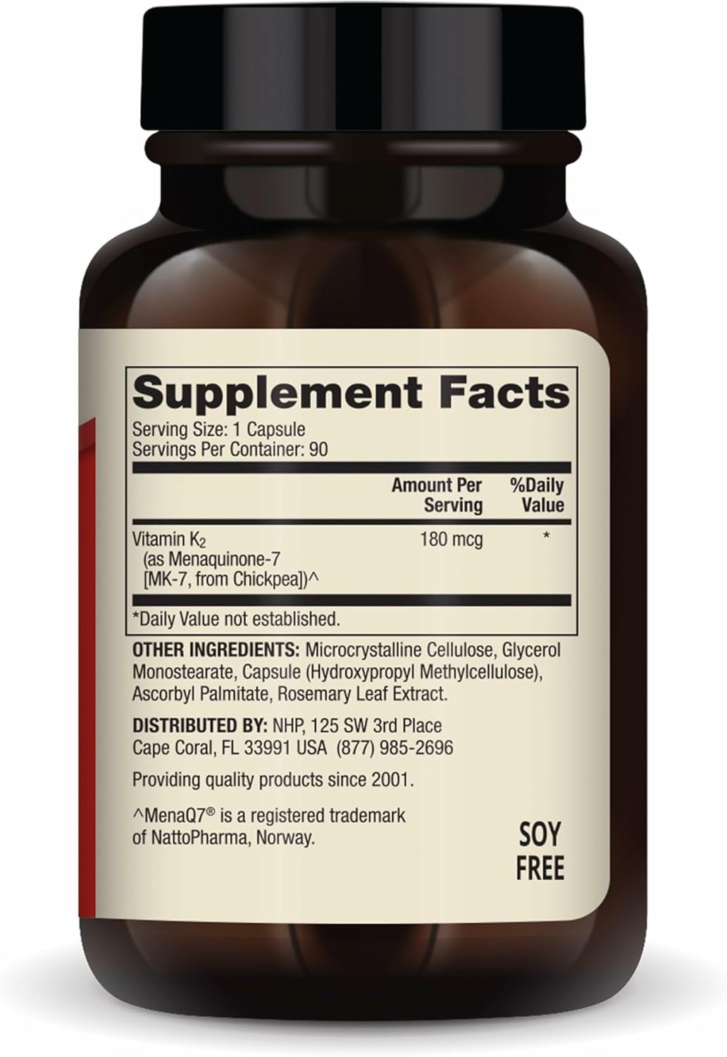 Dr. Mercola Vitamin K2 180 mcg as MK-7 - Supports Healthy Arterial Function & Heart Health - Non-GM, Gluten-Free & Soya-Free - 90 Capsules (90 Servings) - görsel 2